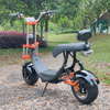 USA Stock Elektro-Fat-Tire-Scooter 1500 W 48 V 20 Ah mit großem Sitz ohne Logo